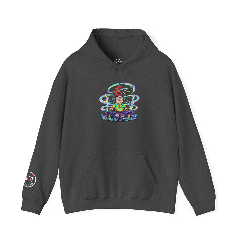 Psychedelic DJ Mushroom Hooded Sweatshirt